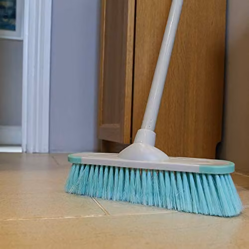 Charles Bentley Green Indoor Broom with Soft Flagged Bristles and Metal Handle, W/D/H: 120 x 14 x 14 cm – 2
