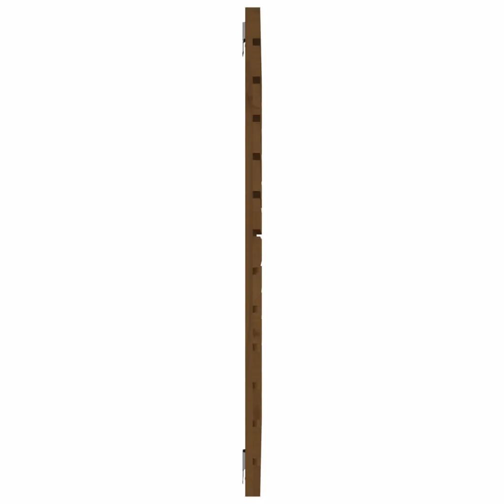 Berkfield Home Rustic Solid Wood Pine Wall Headboard in Honey Brown, W: 96 cm, D: 3 cm, H: 91.5 cm – 3