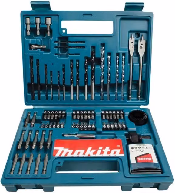 Makita B-53811 100 Piece HSS Drill and Screwdriver Bit Accessory Set, Multicolour