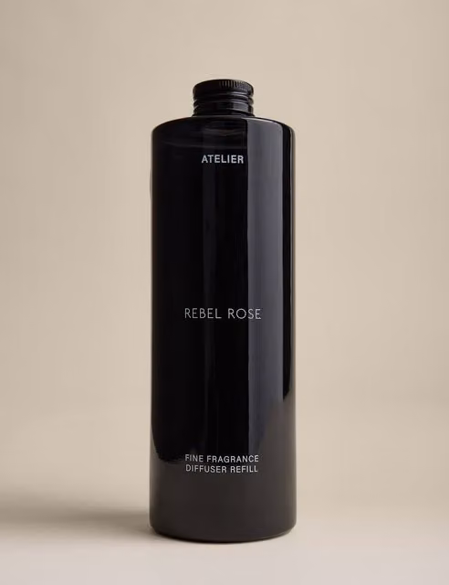 Atelier Rebel Rose Diffuser Refill, 400ml, Clear/Transparent