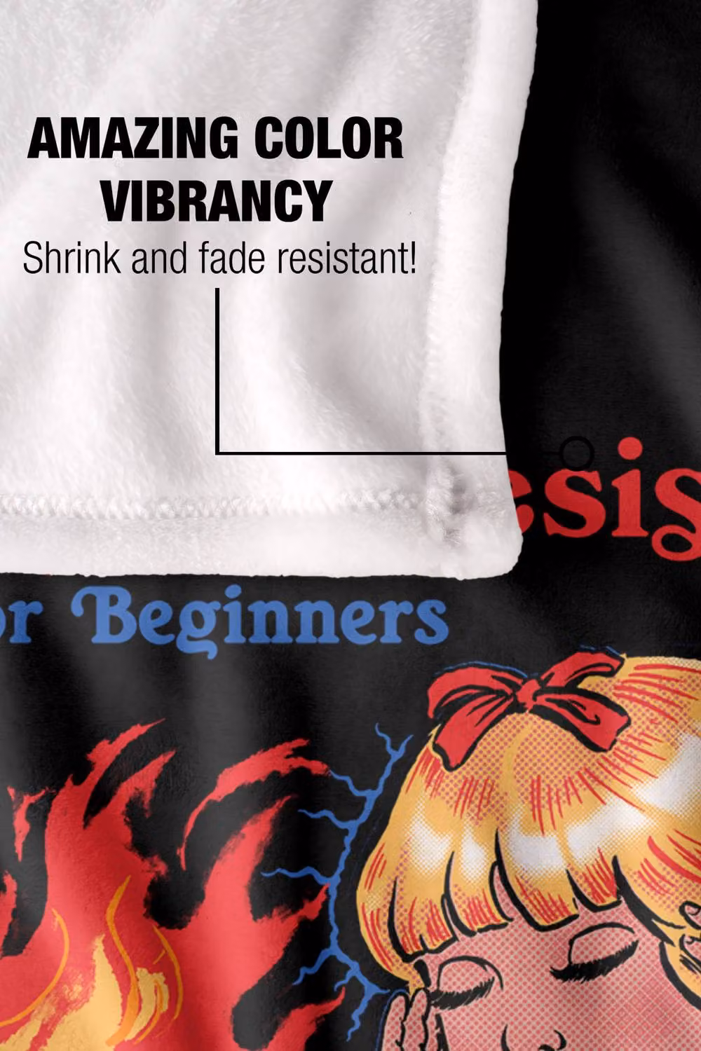 Steven Rhodes Pyrokinesis Multicolour Silky Touch Super Soft Fleece Throw Blanket W/D/H: 91 x 147 cm – 4