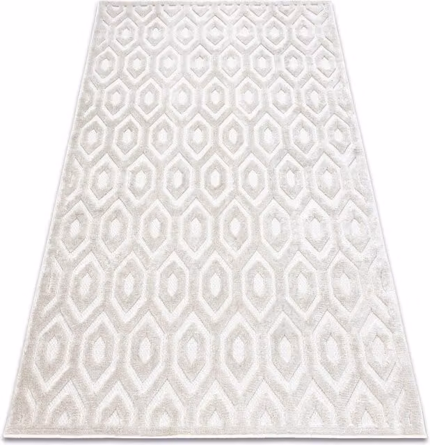 RugsX Santo Geometric Rug in Beige, W: 80 cm, L: 150 cm – 1