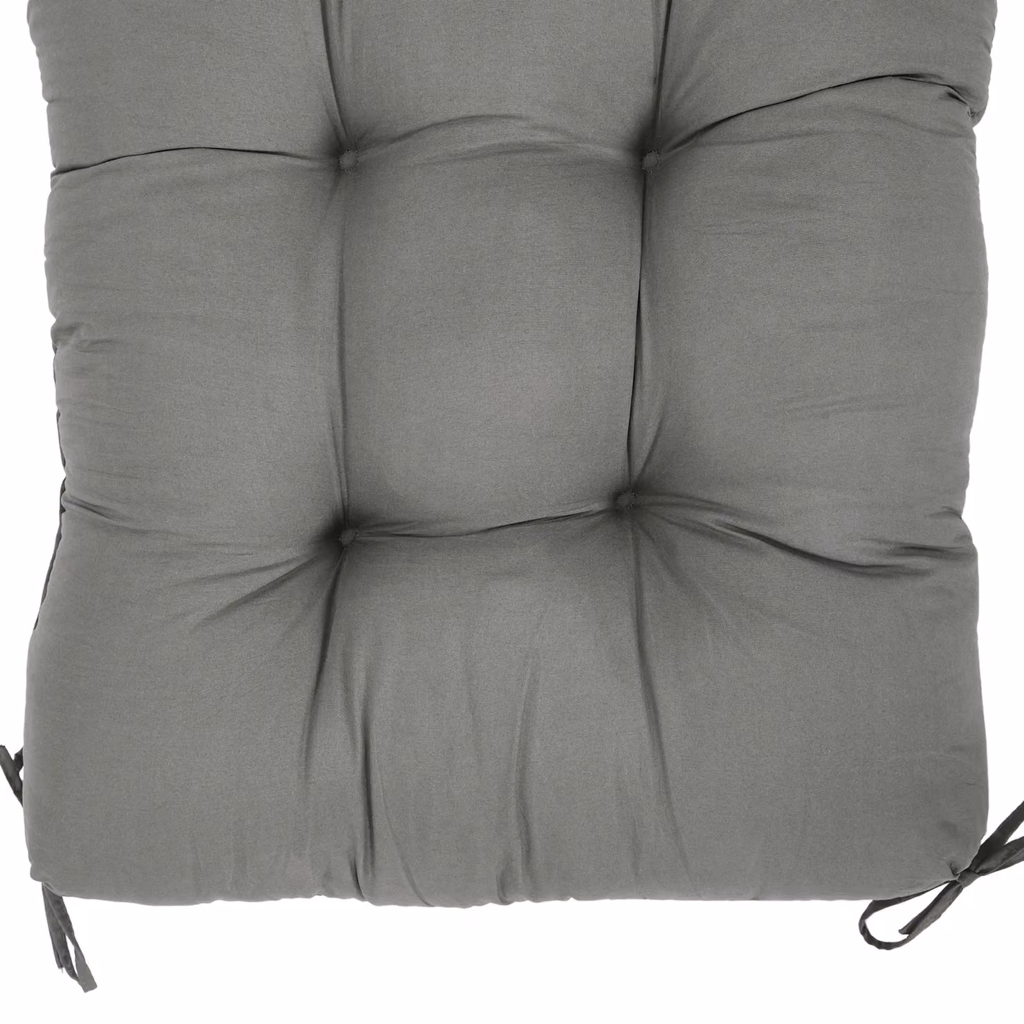 Garden Sanctuary Grey Rectangular Rattan Chair Pad, W: 50 cm, H: 110 cm – 7