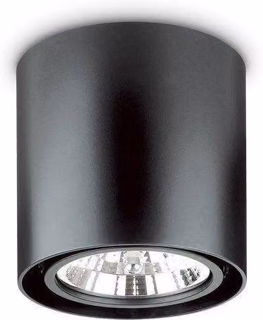 Netlighting Mood Black Surface Mounted Cylinder Ceiling Lamp with GU10 Bulb – 2