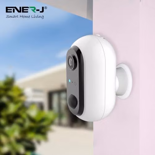 ENER-J Smart Wireless 1080P IP Security Camera with Rechargeable Battery, White – 5