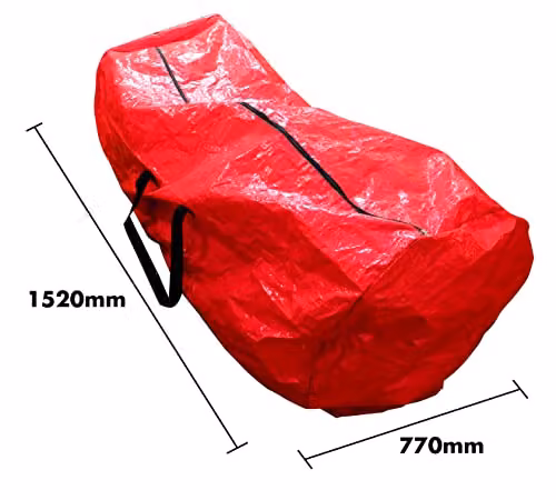 St Helens Home & Garden Multi Purpose Storage Bag in Red, W/D/H: 76.2 x 76.2 x 76.2 cm – 2