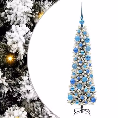 vidaXL Artificial White Christmas Tree, Height: 120 cm – 1
