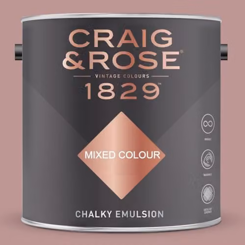 Craig & Rose 1829 Chalky Emulsion Paint in Wedgwood Lilac, 2.5l