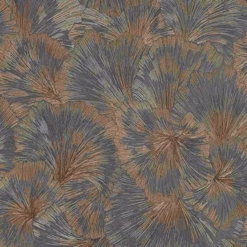Erismann Floral Botanical Non-Woven Wallpaper in Grey