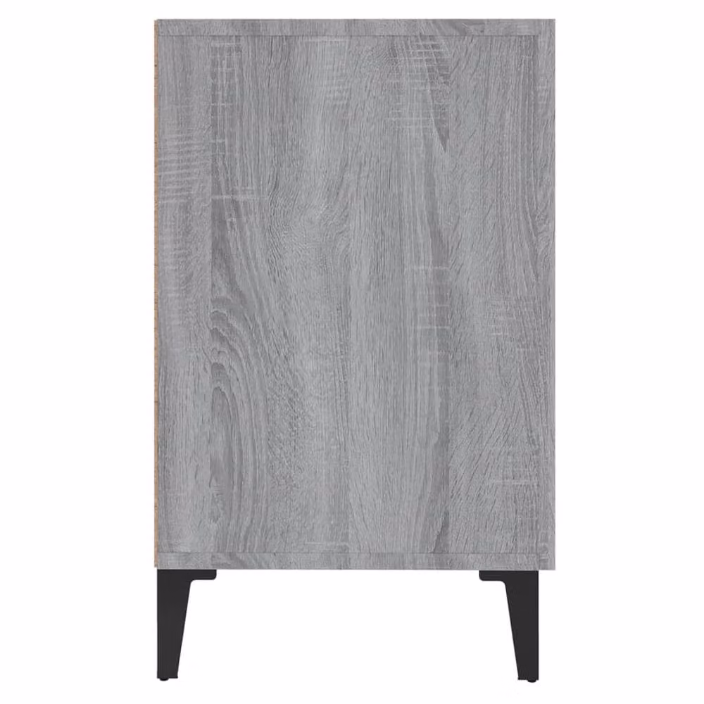 Berkfield Home Grey Sonoma Sideboard in Engineered Wood, W/D/H: 100 x 36 x 60 cm – 3