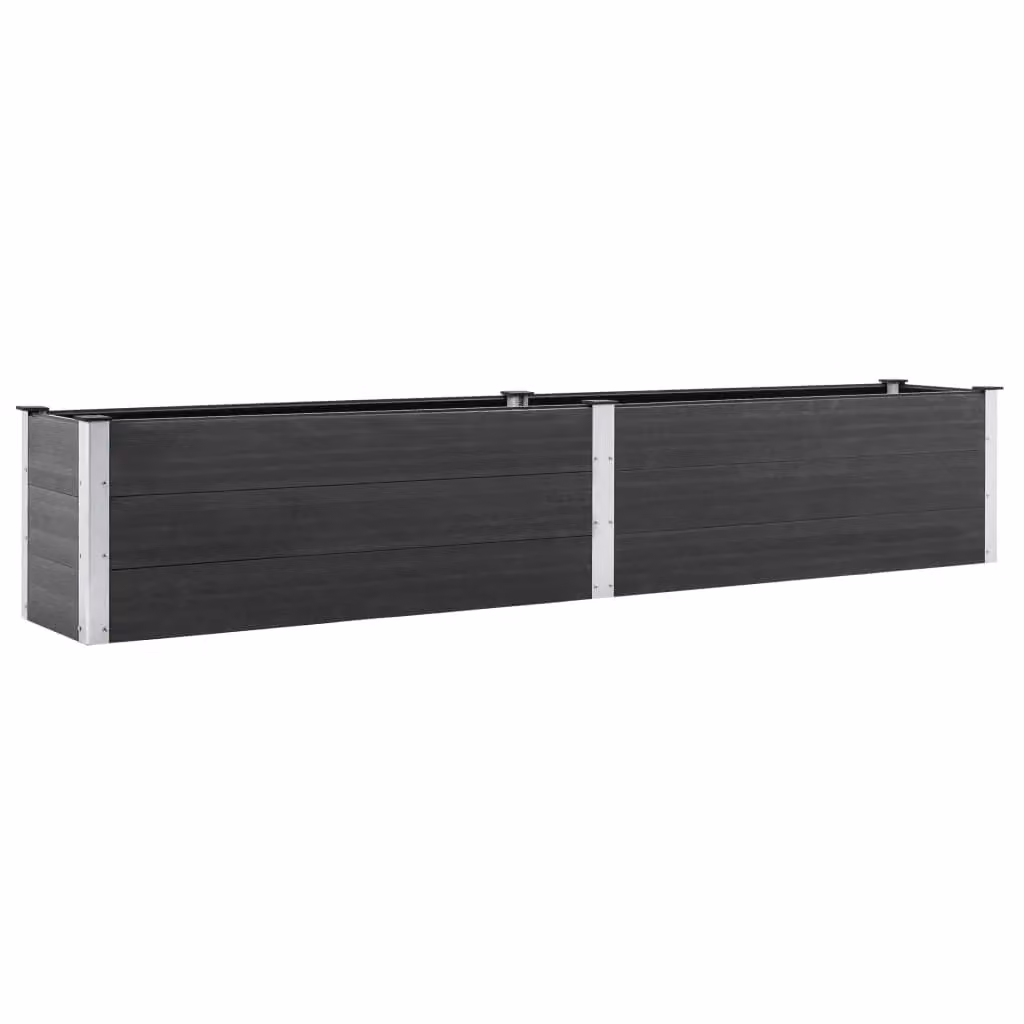 Berkfield Home Garden Grey WPC Raised Bed W/D/H: 200 x 50 x 54 cm – 2