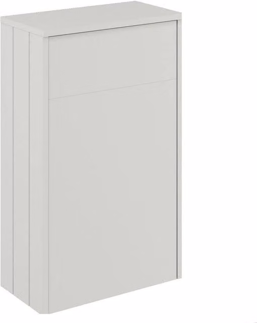 Balterley Gloss White Bathroom WC Unit W/D/H: 81.8 x 50.2 x 26.0 cm