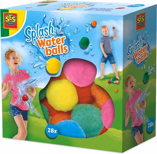 SES Reusable Splash Water Balloons in Multicolour and White