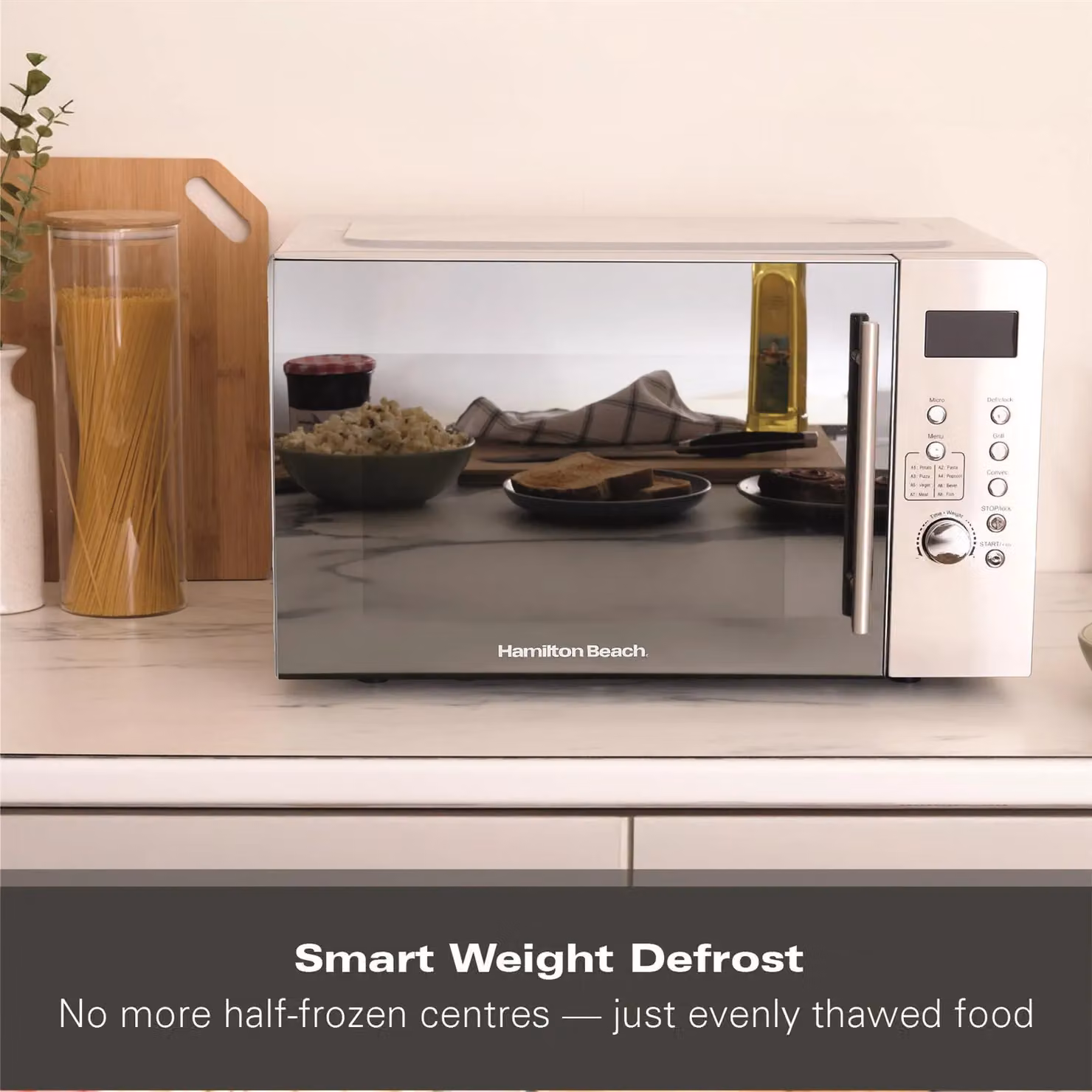 Hamilton Beach 30L Combination Microwave with Grill and Convection in Silver – 4