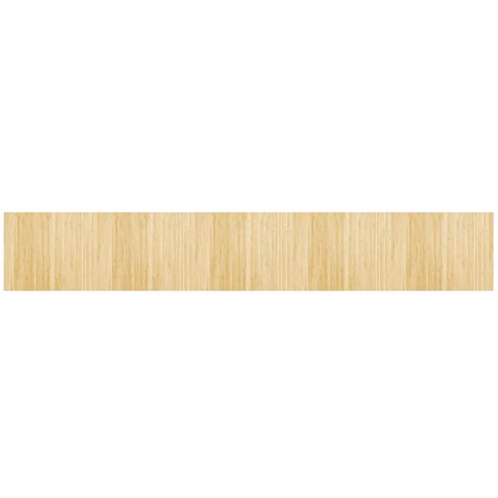 Berkfield Home Rectangular Bamboo Rug in Beige, W: 80 cm, L: 500 cm – 2