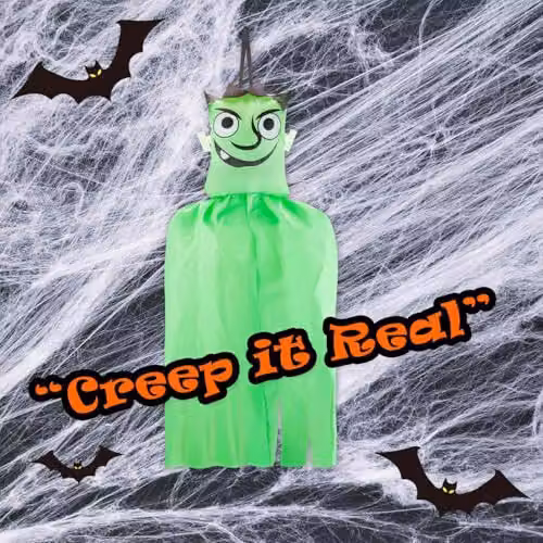 VFM e-Store Hanging Frankenstein Halloween Decoration, 90 cm – 6