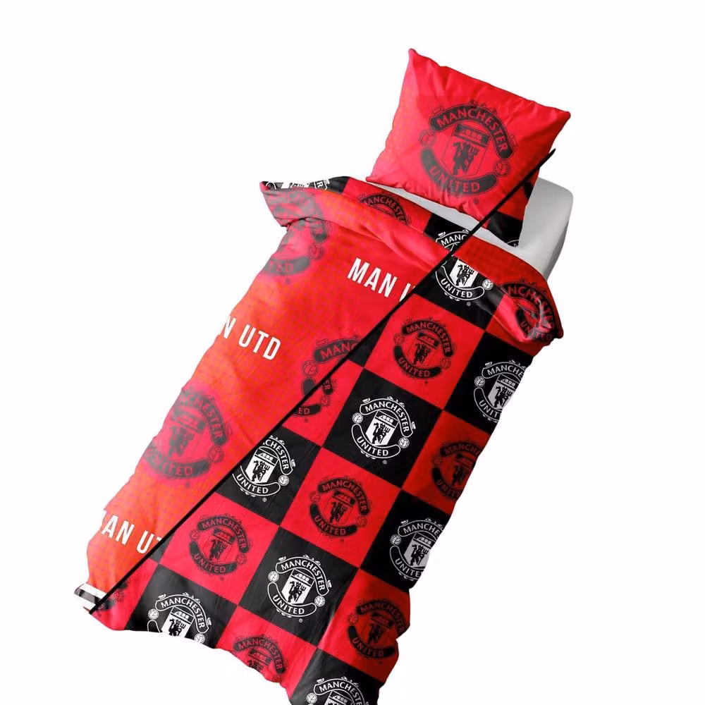 Manchester United FC Honour Reversible Duvet Set and Pillowcase in Red, W: 140 cm, L: 200 cm – 2
