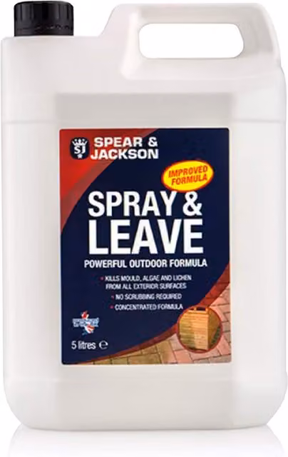 Spear & Jackson Spray And Leave 5L Concentrate White