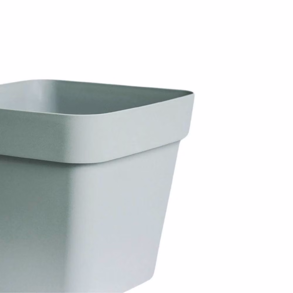 Lemon Pavilion Furniture and Decor Cleo Square Planter, Green, W: 40 cm, D: 40 cm, H: 39 cm – 2