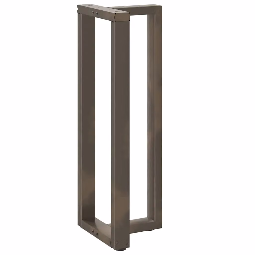 Berkfield T-Shaped Home Bar Table Legs, 2 Pieces, Black Steel, W: 40 cm, D: 35 cm, H: 110-111 cm – 2