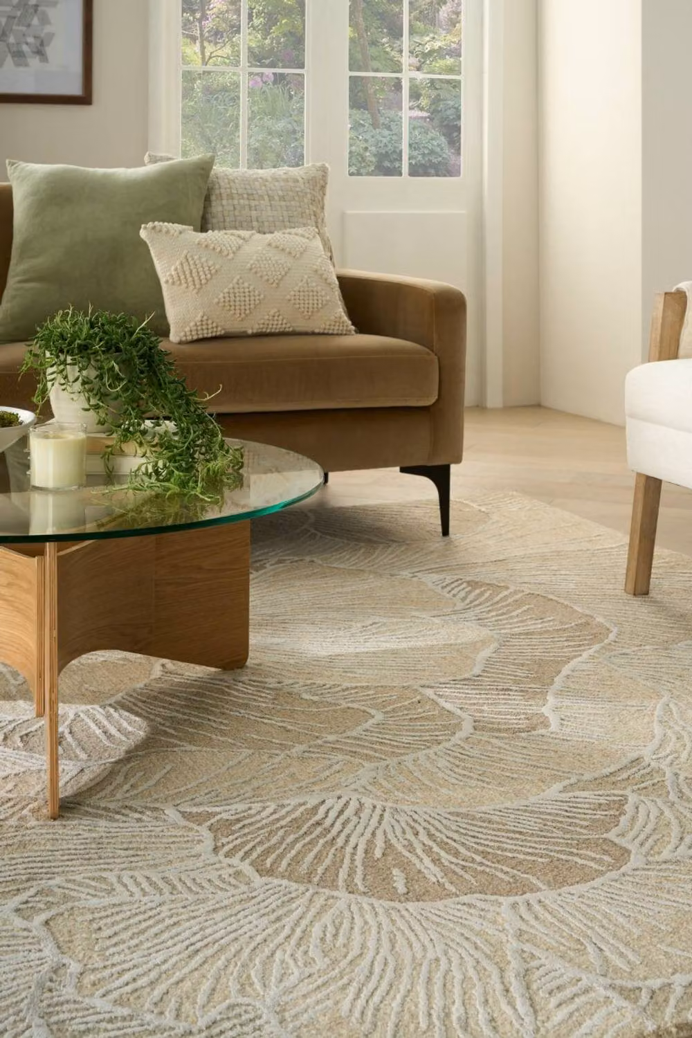 The Rug Shop UK Cream Modern Abstract Rectangular Rug, W: 250 cm, D: 350 cm – 4