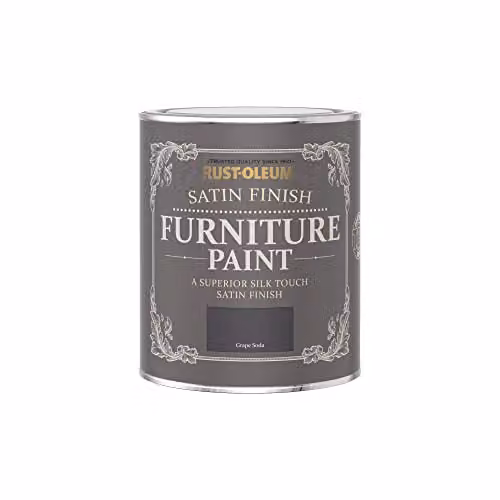 Rust-Oleum Satin Furniture and Skirting Board Paint in Purple, 750ml – 3