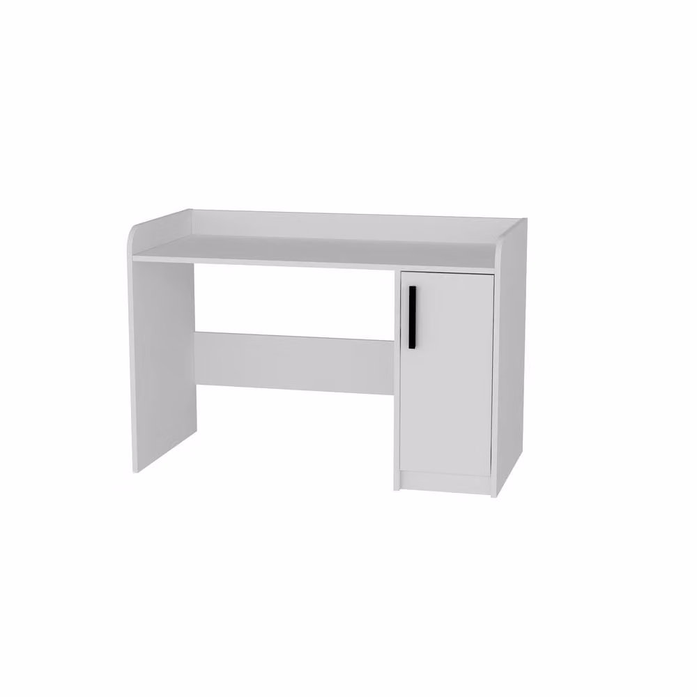 Destina Home Luses Modern White Computer Desk with Cabinet W/D/H: 123.6 x 60 x 83 cm – 2