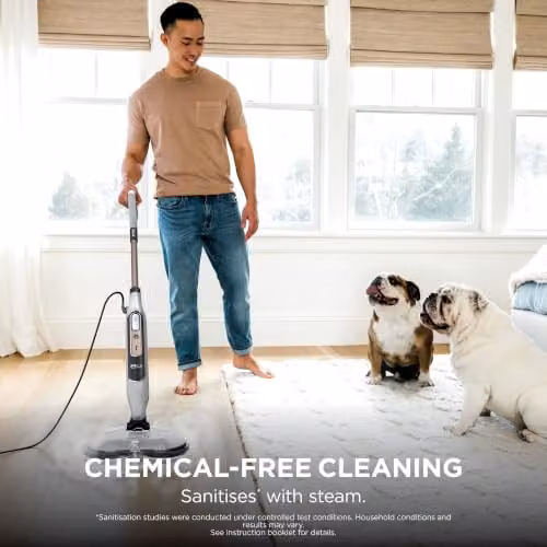 Shark Steam and Scrub Automatic Steam Mop with Steam Blaster S8201UK in White and Grey – 4