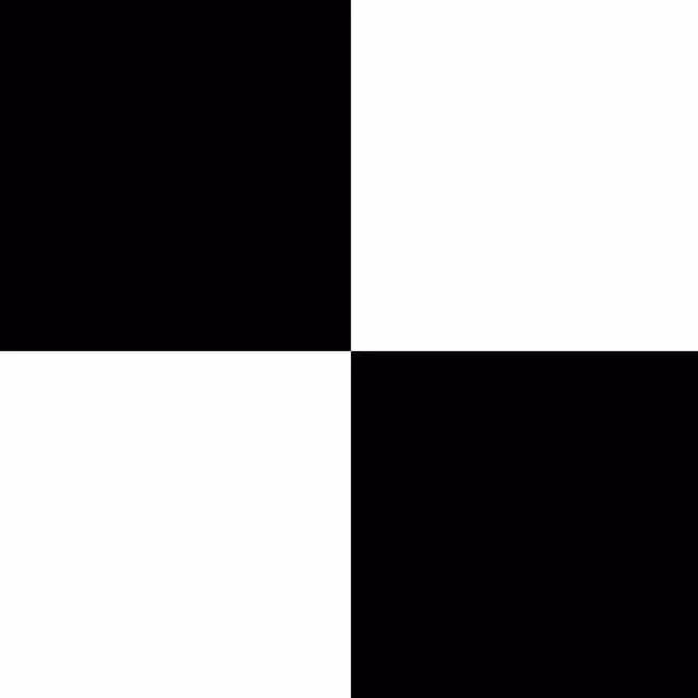 Arthouse Self-Adhesive Retro Geometric Tile-Look Floor Tiles in Black and White, 10 Tiles Per Pack, W/D/H: 30.5 x 30.5 x 0.3 cm