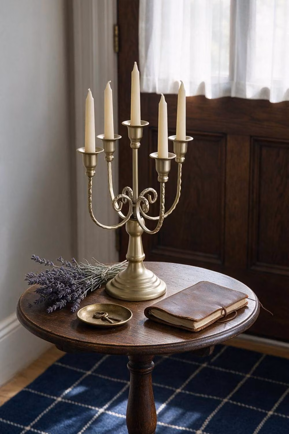 ExtraStar 2-Piece 5-Arm Vintage Metal Taper Candle Holders in Gold – 4