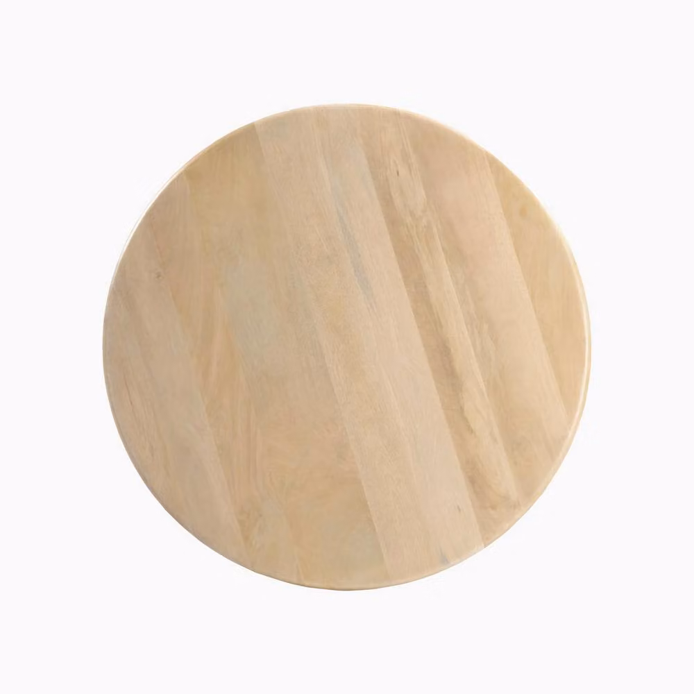 FurnitureboxUK Olympus Round Mango Wood Coffee Table in Brown – 2