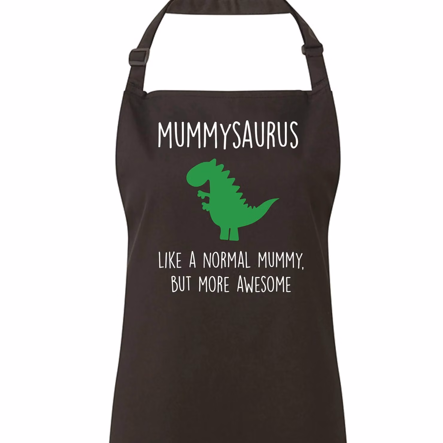 60 Second Makeover Mummysaurus Women's Cotton Apron in Black – 2