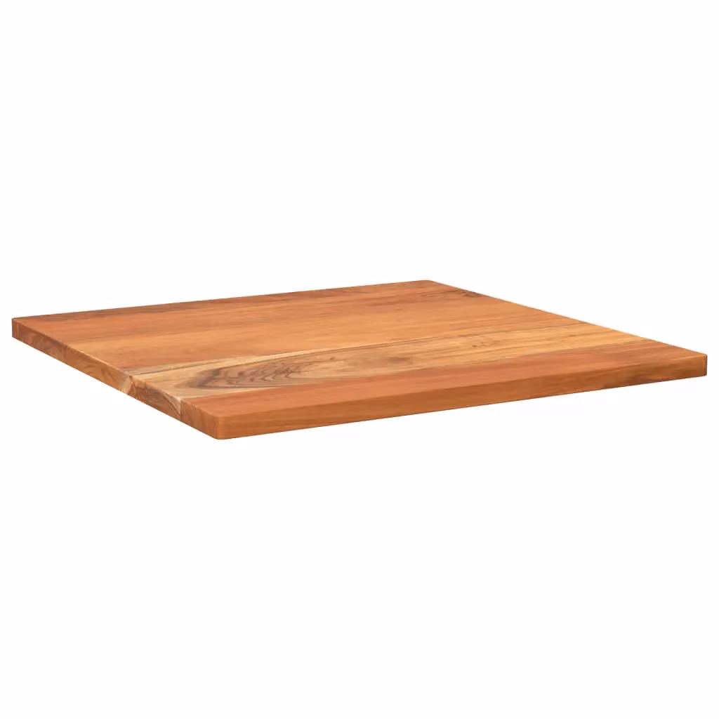 Berkfield Home Square Solid Wood Acacia Table Top, Brown, W/D/H: 60 x 60 x 2.5 cm – 2
