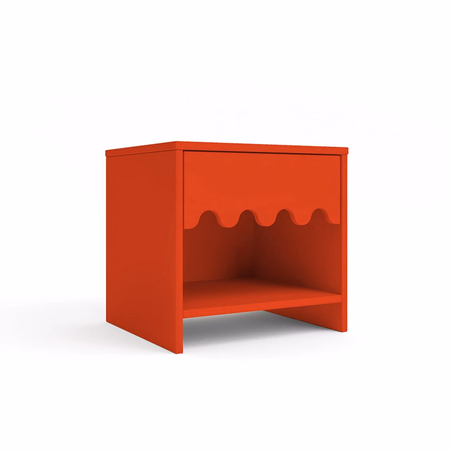 Oeuf NYC Moss Bedside Table in Red, W/D/H: 43 x 46 x 48 cm – 2