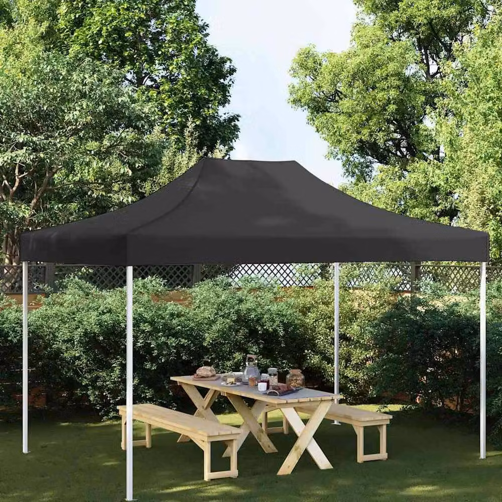 Berkfield Home Party Tent Roof, Black, 4.5 x 3 m, PVC-Coated Polyester – 2