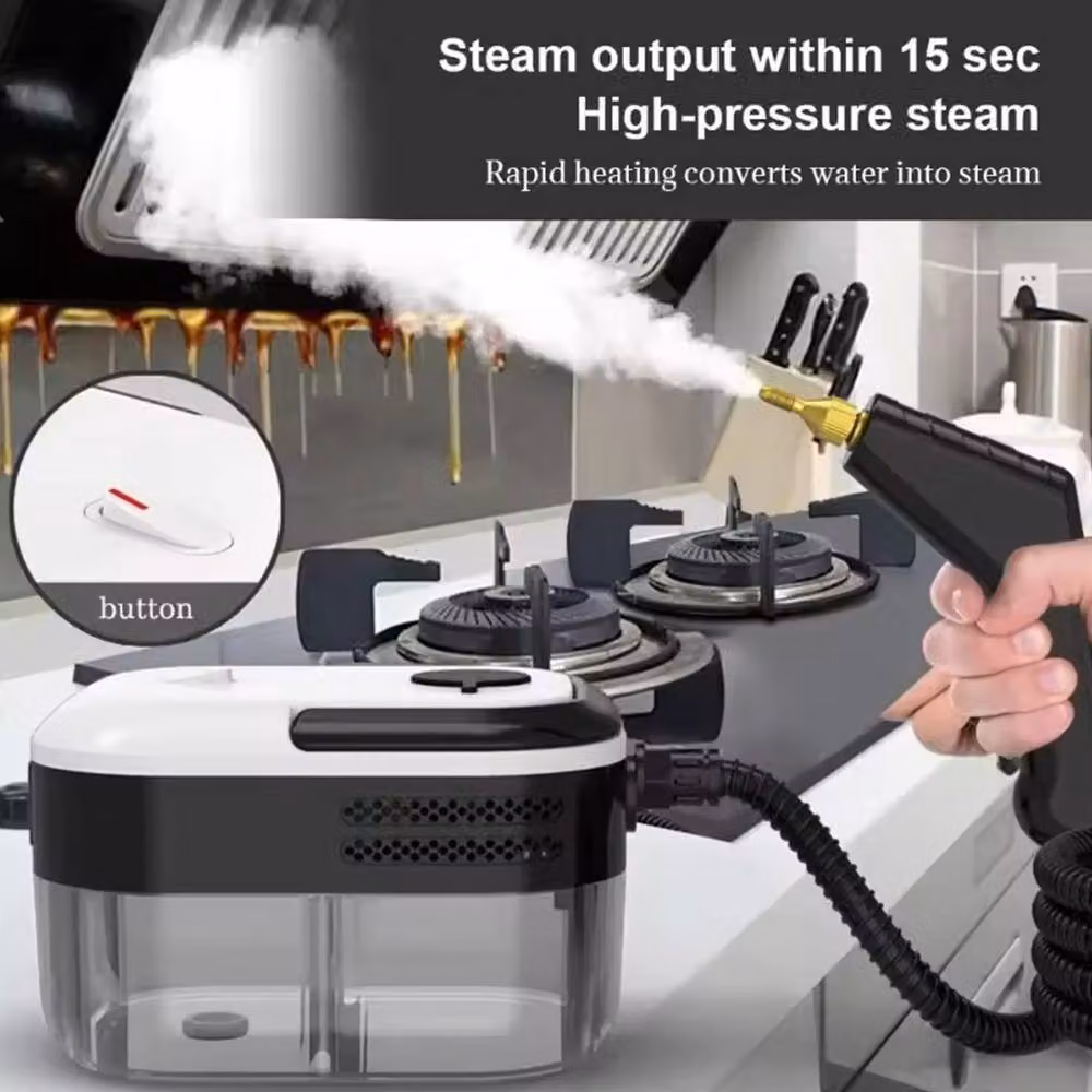 Ventryn Handheld High Pressure Steam Cleaner in Black for Car Use – 5