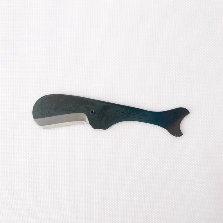 Tosa Hamono TS524 Sperm Whale Utility Knife in Black Forged Carbon Steel