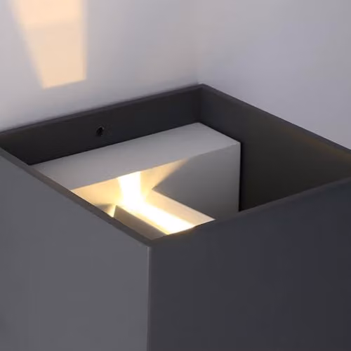 Netlighting Rex LED Outdoor Wall Light in Grey, IP54 Rated – 2