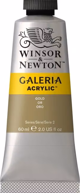 Winsor & Newton Galeria Acrylic Paint, Gold, 60ml