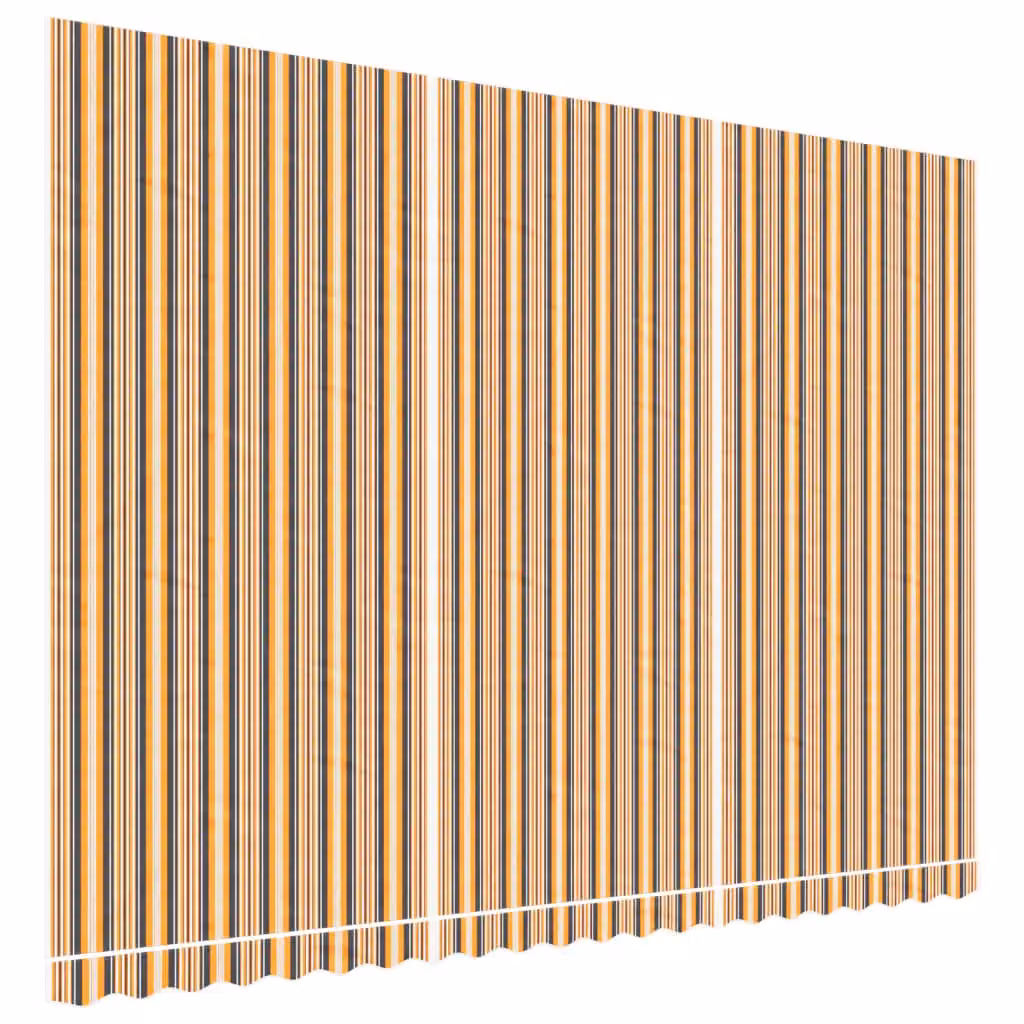 Berkfield Home Replacement Awning Fabric in Multicolour Stripe, W: 5 m, D: 3.5 m – 2