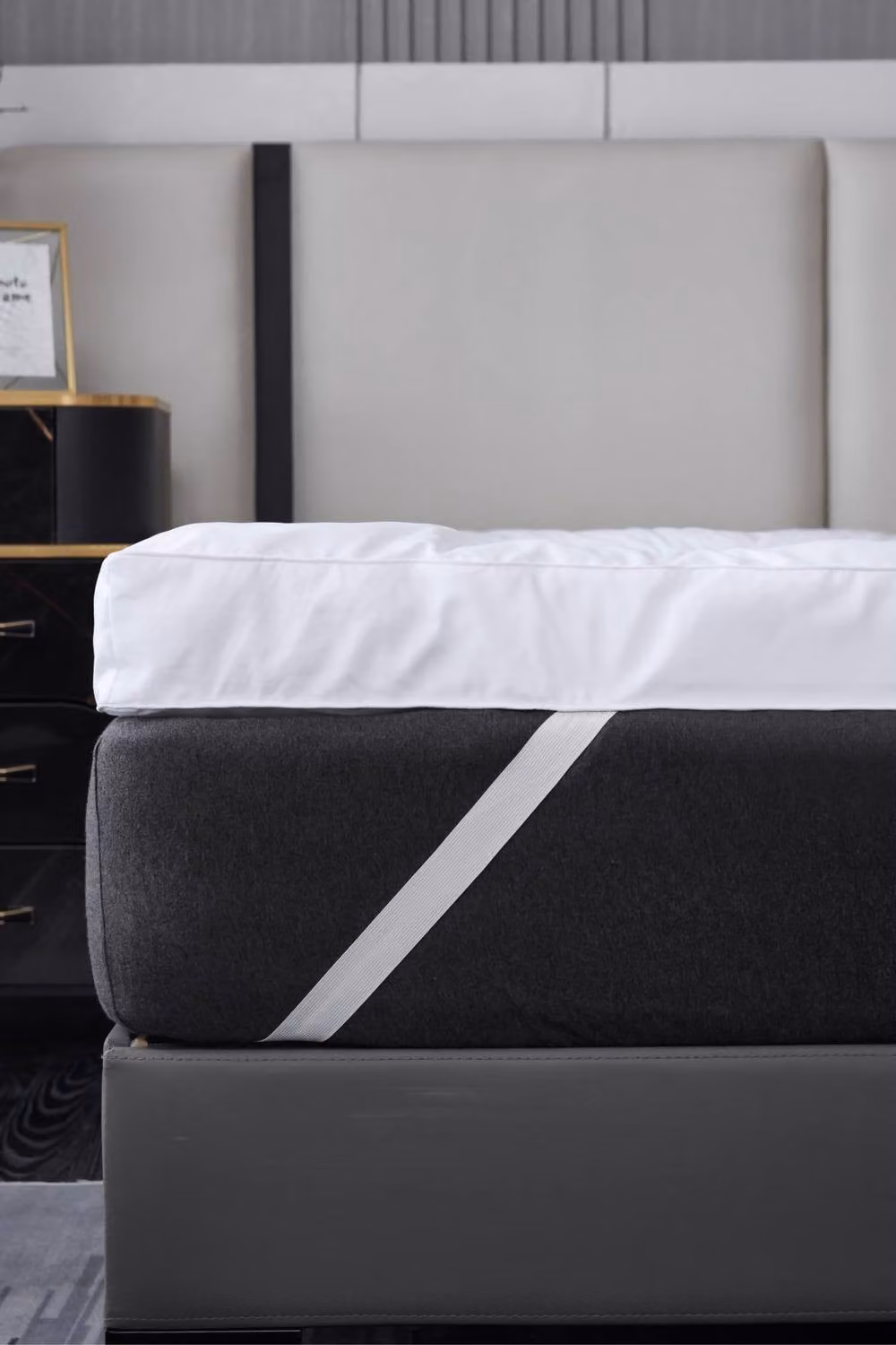 Ezysleep Super Soft Mattress Topper, White, Small Single, 10.16 cm Thick – 3