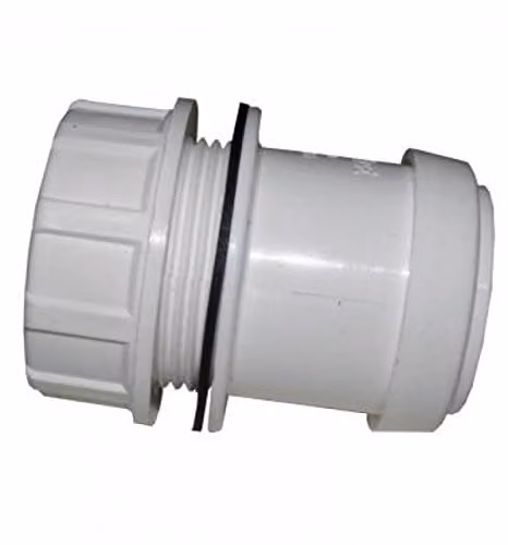 FloPlast Push-Fit Waste Tank Connector 32mm White