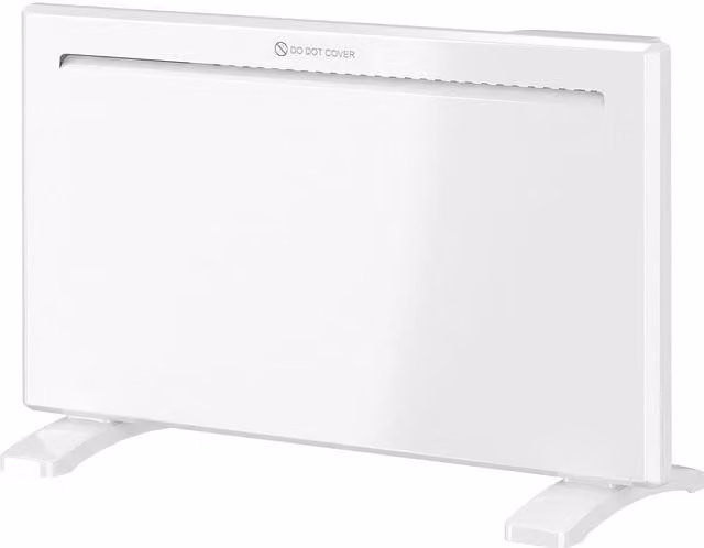 HOMCOM Smart Convector Panel Heater, 1500W Electric Wall Mounted or Freestanding Heater with WiFi App Control and Weekly Timer, White