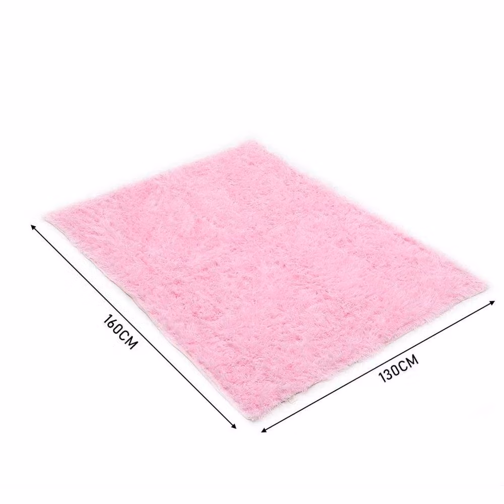 SPETLEK Pink Teddy Fleece Weighted Blanket for Kids Sensory Sleep Therapy, W: 130 cm, L: 160 cm – 2
