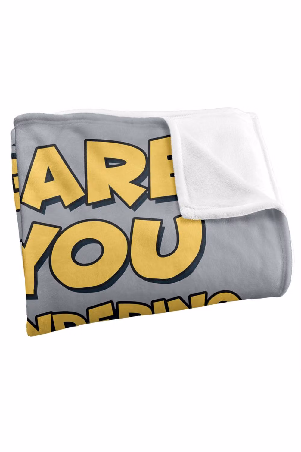 Warner Bros. Pinky and the Brain Pondering Super Soft Fluffy Polyester Throw Blanket in Grey and Multicolour, Large – 3