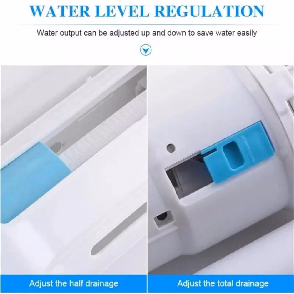 Nordara Universal Dual Push Flush Toilet Cistern Repair Tool Kit in White – 3