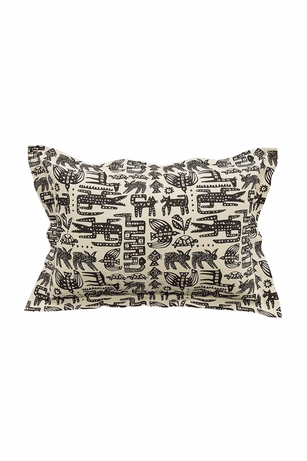 Scion Twycross Reversible Cotton Duvet Cover and Pillowcase Set, Black and Multicolour, W: 140 cm, L: 200 cm – 2