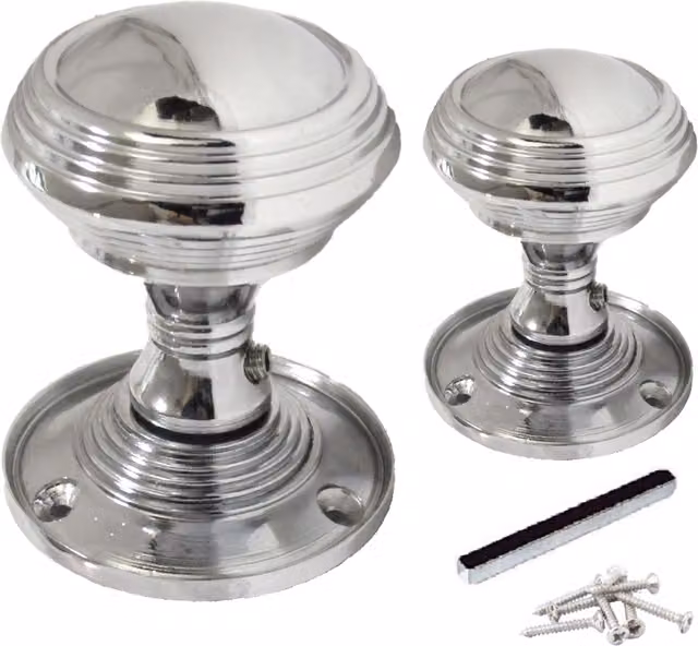 Betley Butterfly Chrome Internal Mortice Door Knob