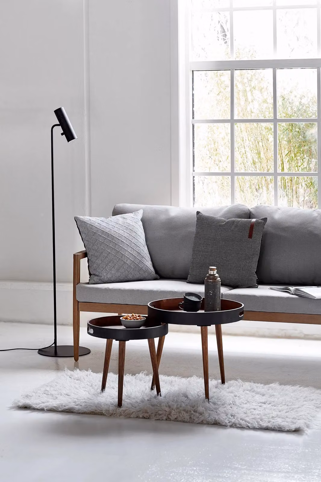 Nordlux MIB Modern Black Metal Floor Lamp with Adjustable Head and GU10 Bulb Compatibility – 2
