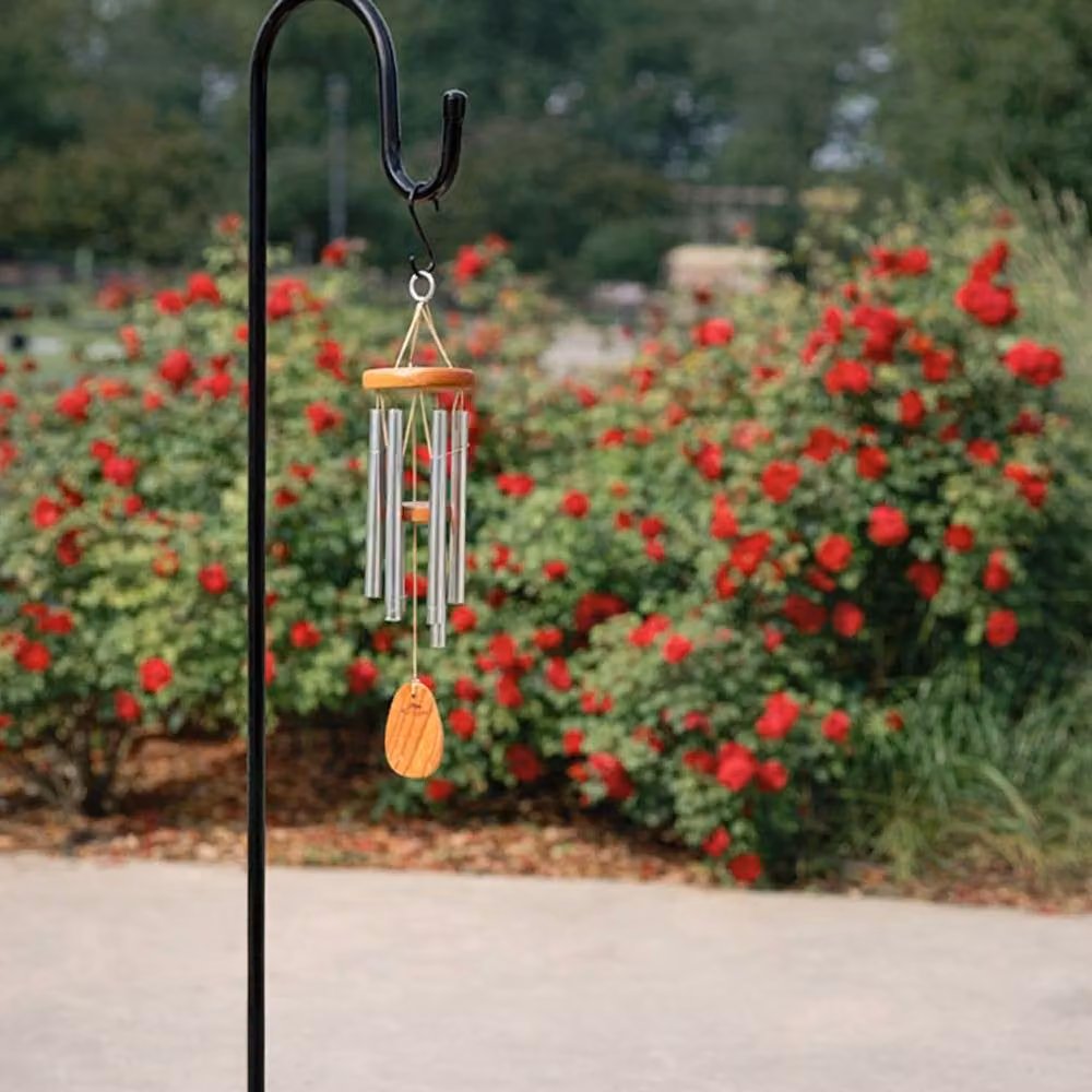 Woodstock Chimes Amazing Grace Small Silver Wind Chime – 7